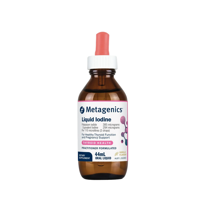 Metagenics Liquid Iodine at Tonic Co for Thyroid Function and Pregnancy Support