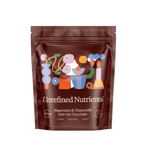 Unrefined Nutrients - Magnesium & Chamomile Malt Hot Chocolate